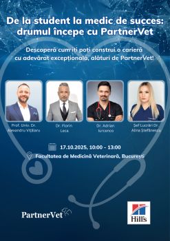 🚀 Studenți la Medicină Veterinară, sunteți pregătiți să vă construiți viitorul? 17 octombrie, FMV București! 🩺